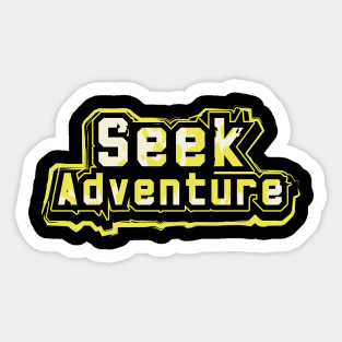 Seek Adventure Motivational Sticker